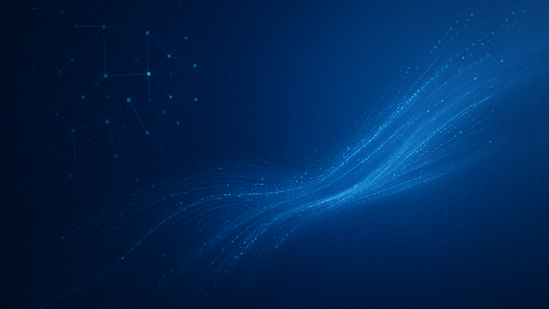 AI automation abstract background